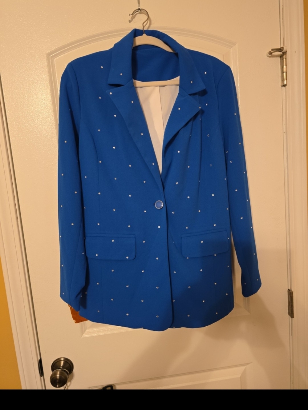 Boutique 9 Royal Blue Crystal-Stud Blazer